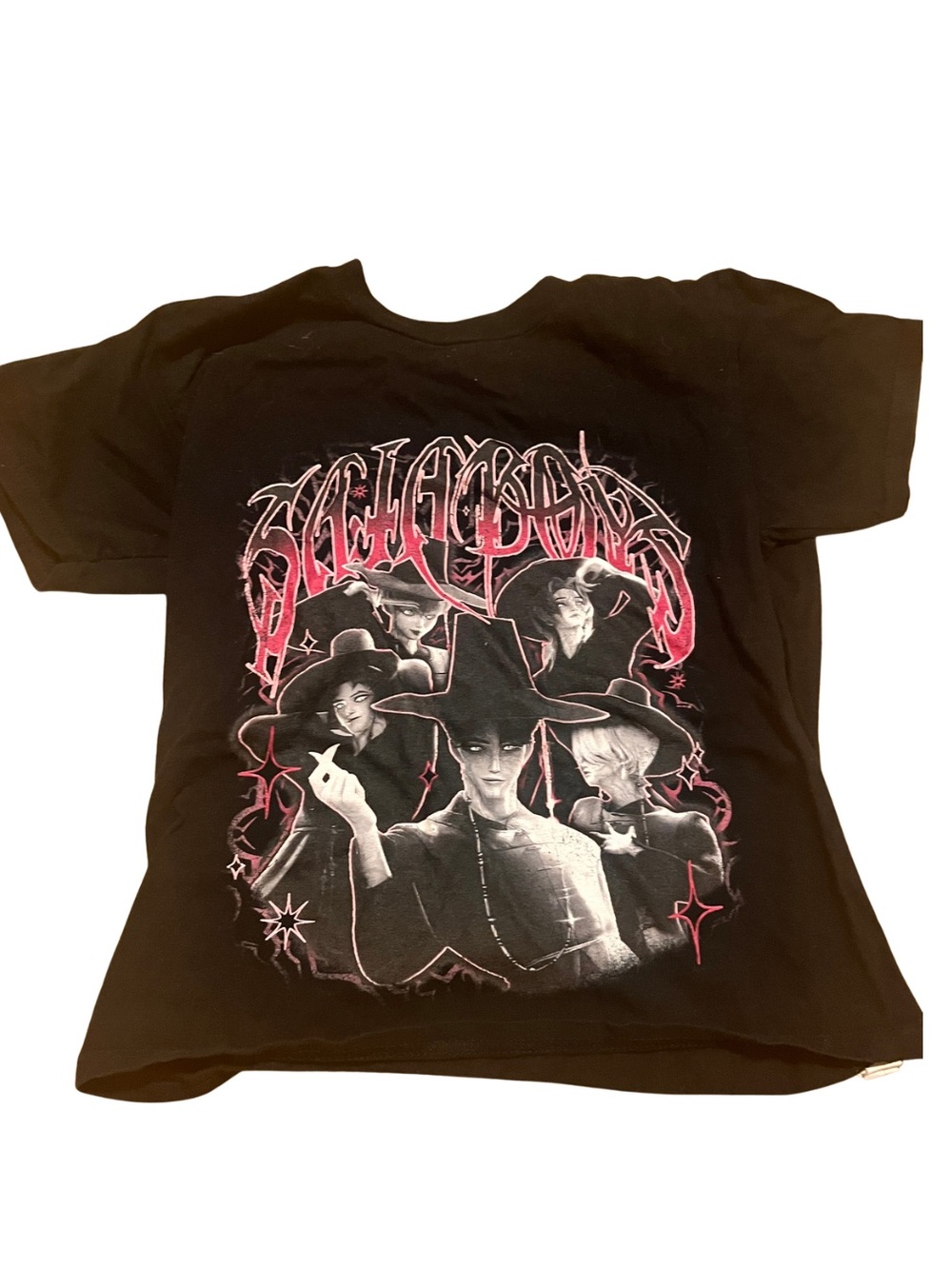 K-Pop Demon Hunters 'Saja Boys' Group Graphic T-Shirt - Boys Small Black Tee
